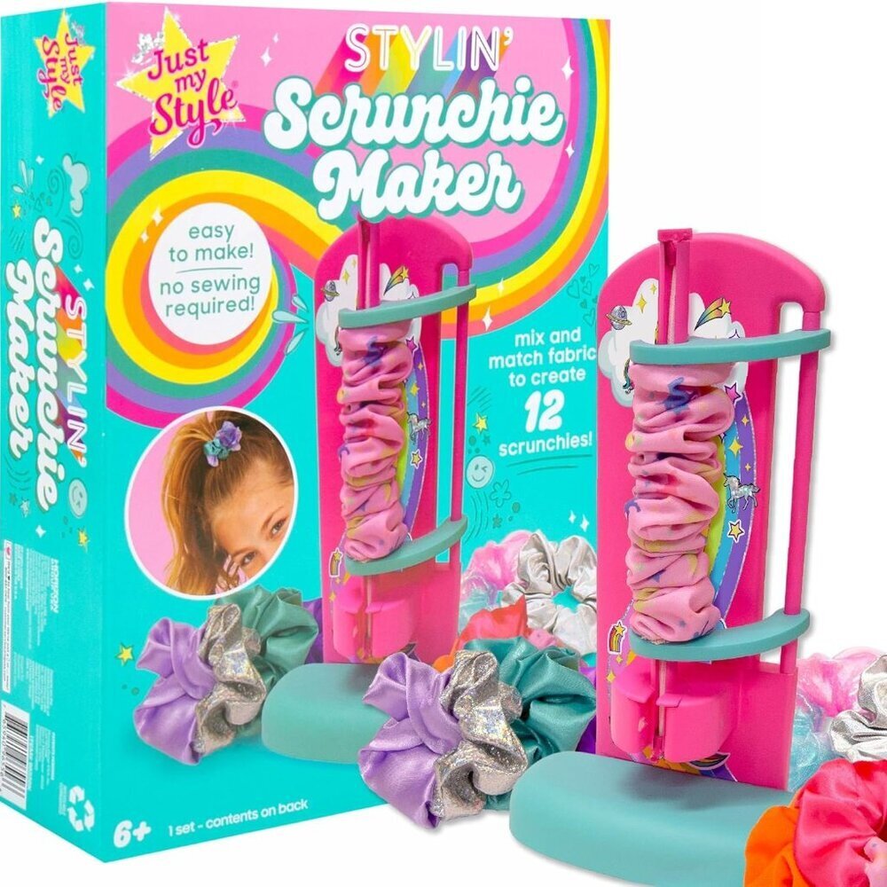 D.I.Y. Scrunchie Maker by , Design Your Own Colorful Satin Scrunchies Hair Bands